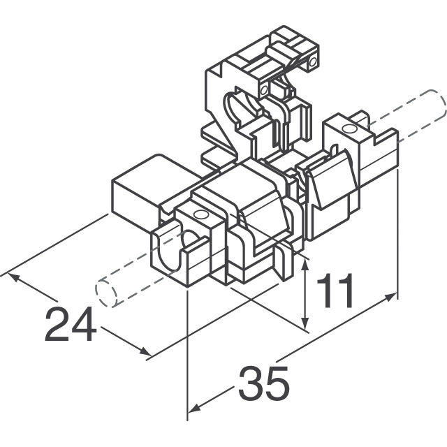 277.6106.0002 Littelfuse Inc. Porte-fusibles